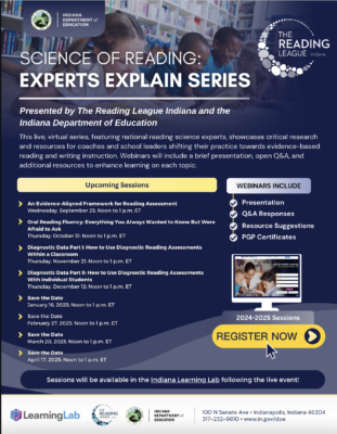 TRL Indiana Experts Explain Series Flyer